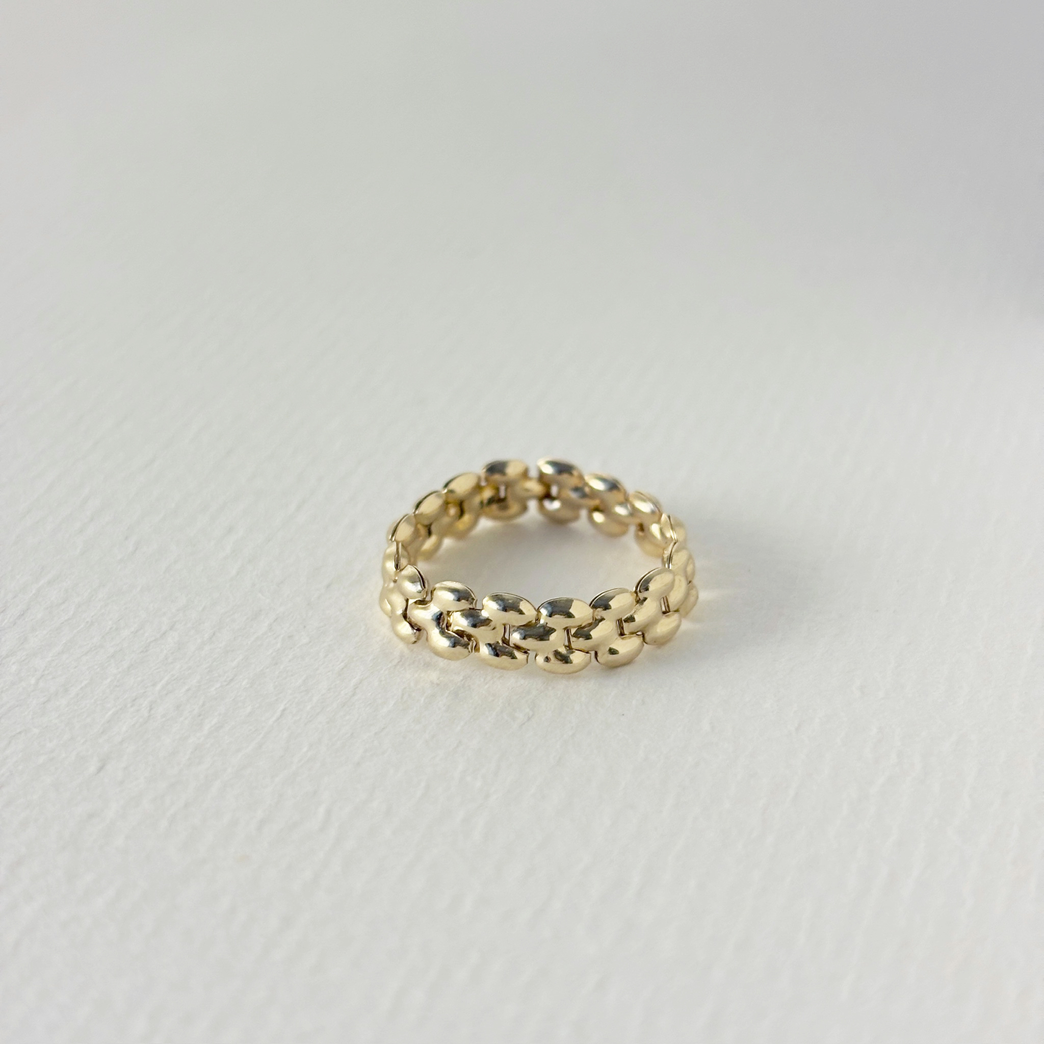 14K Soft Weave鏈戒