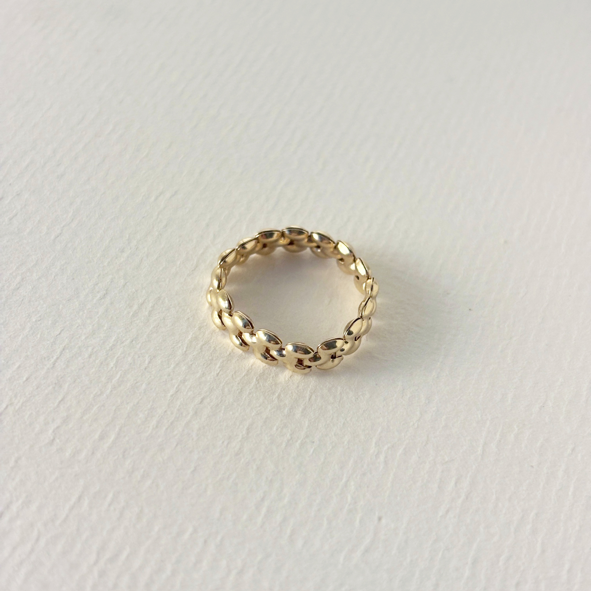 14K Soft Weave鏈戒