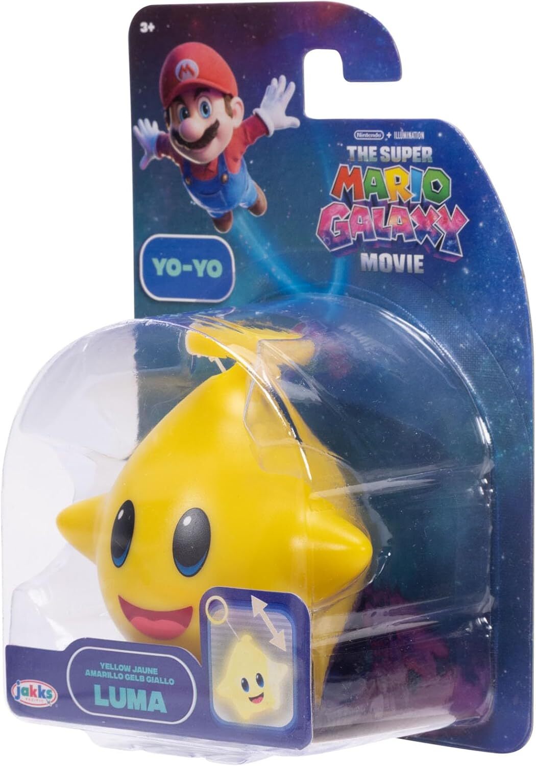 《 任天堂 》  超級瑪利歐銀河電影版：奇可溜溜球 - 黃