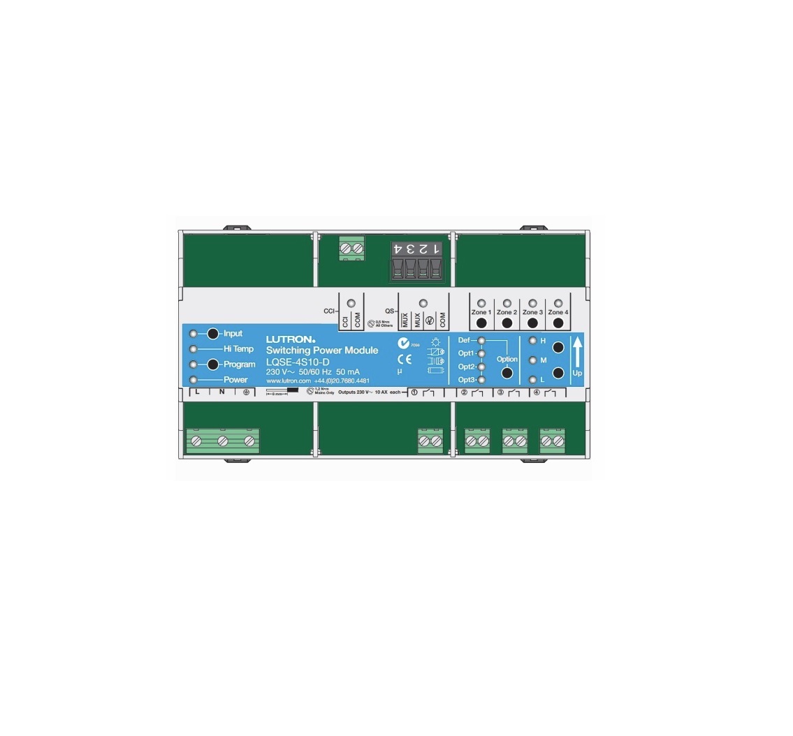 路創 LQSE-4S10-D 4 CHANNEL SWITCHING, HOMEWORKS