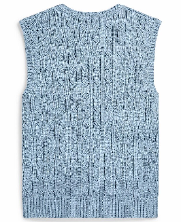 【預購】 Polo Ralph Lauren H032506 經典絞花 V 領針織背心