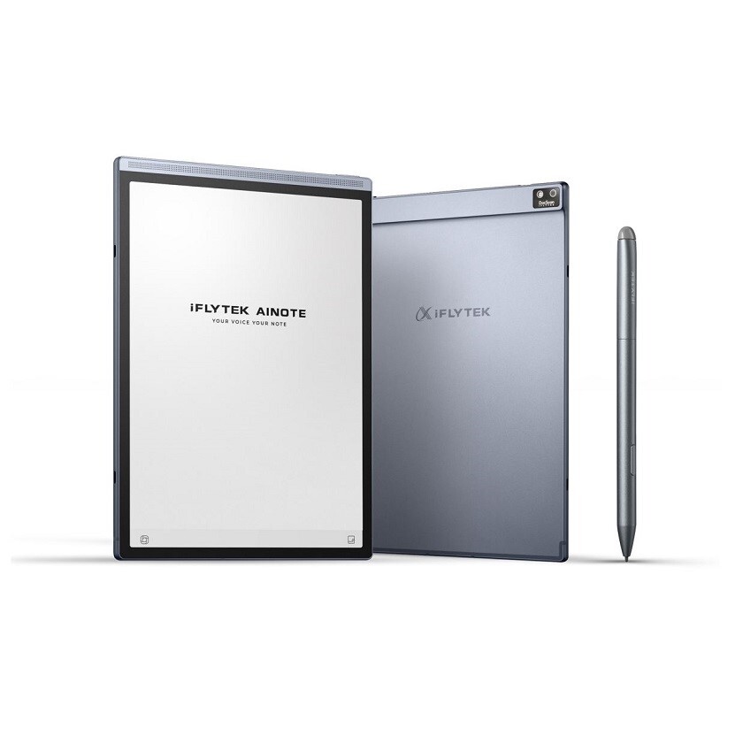 iFLYTEK 科大訊飛智能會議筆記本 AINOTE Air 2 ( 三合一 E-Ink 墨水屏電子平板電腦 - 包括錄音 機、手寫板和電子閱讀器 ) 提供會議錄音、手寫筆記、即時翻譯功能