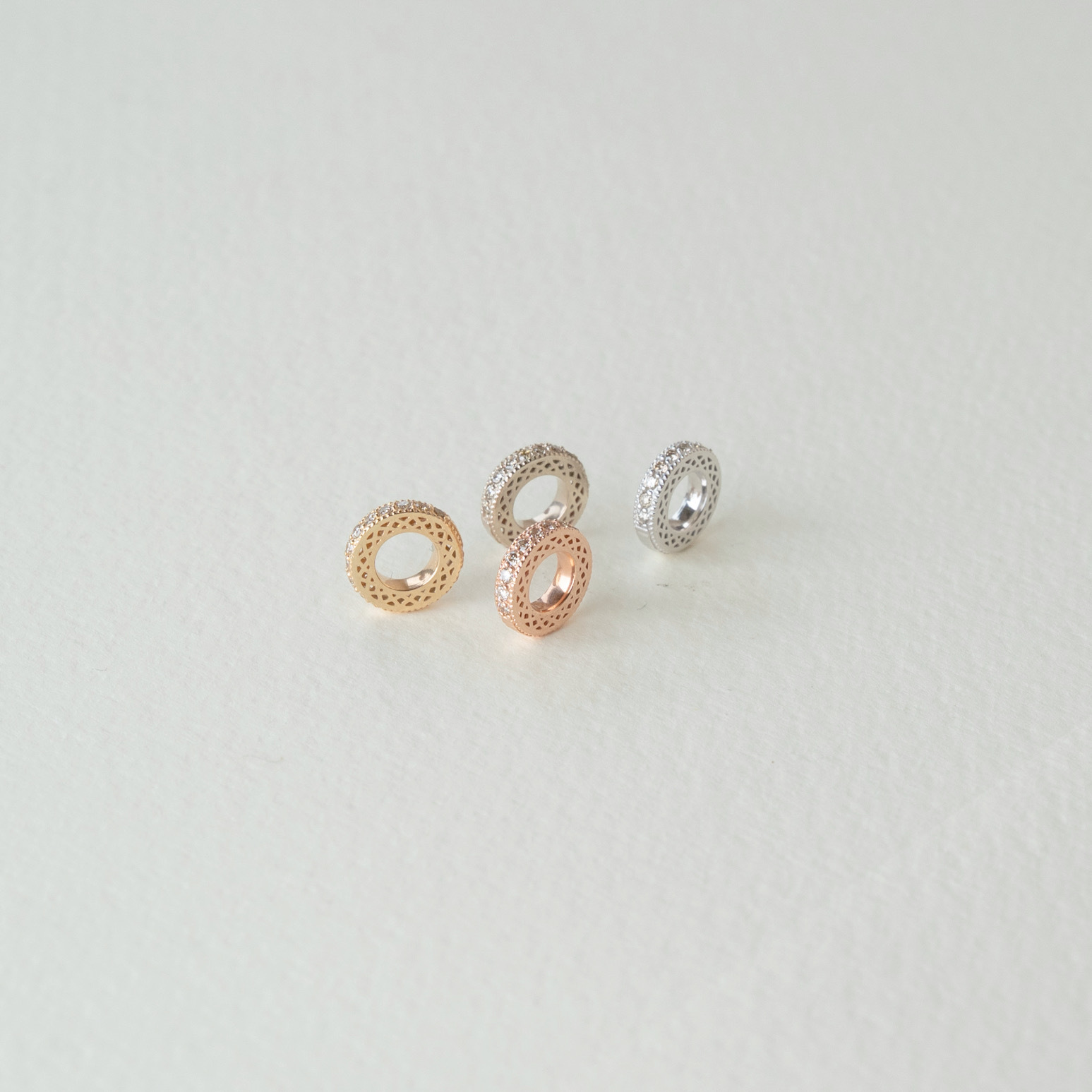 14K復古典藏排鑽圈墜