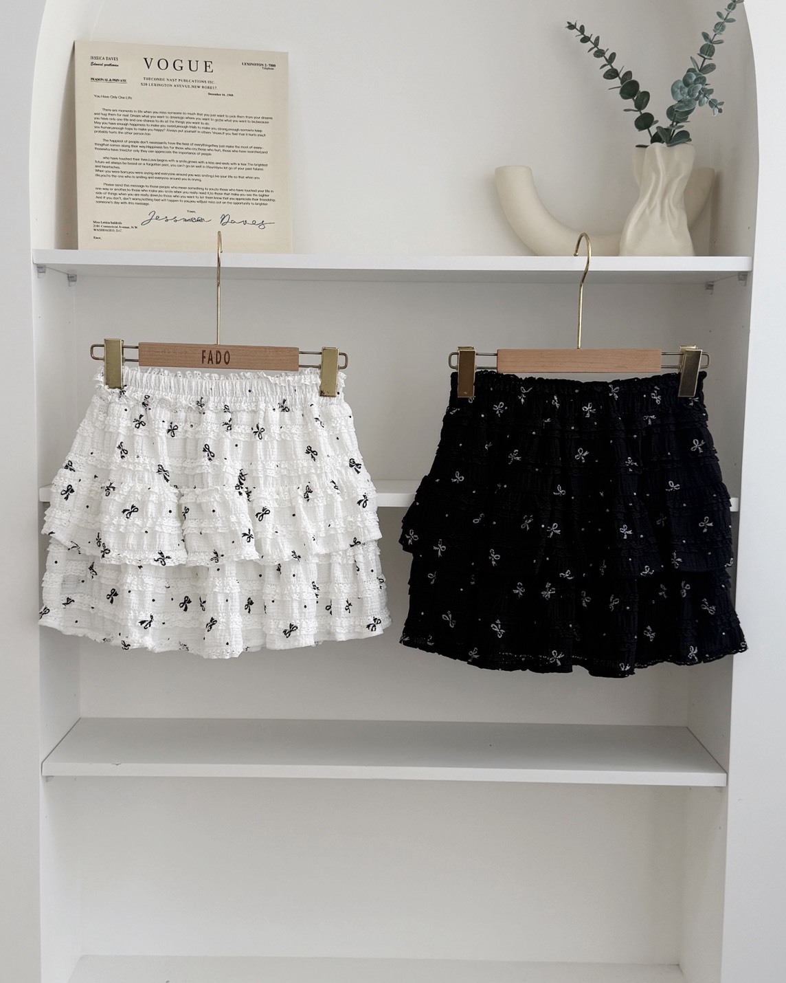 法朵Fado shop｜蝴蝶結蛋糕褲裙 4755002 兩色