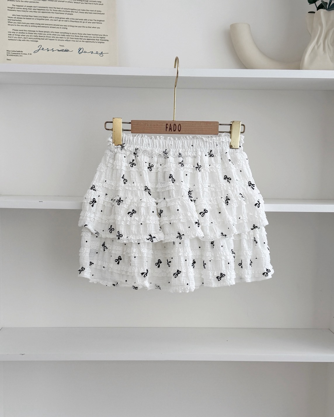 法朵Fado shop｜蝴蝶結蛋糕褲裙 4755002 兩色