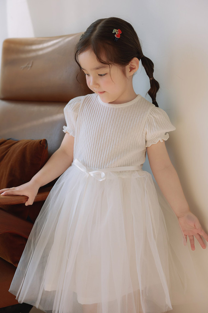 正韓夏JAZZ 木耳綁帶紗裙