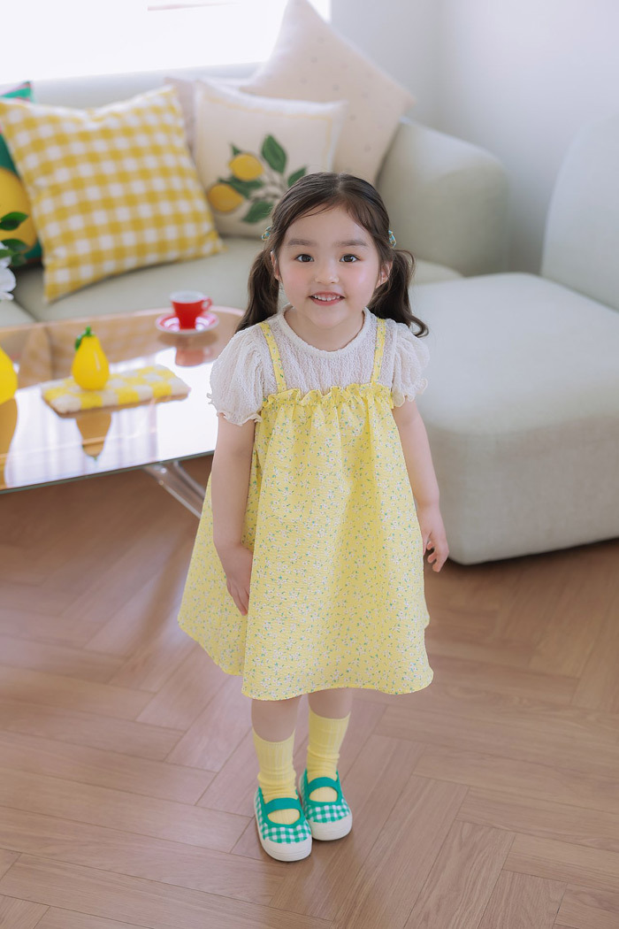 正韓夏JAZZ 夏季花卉吊帶裙