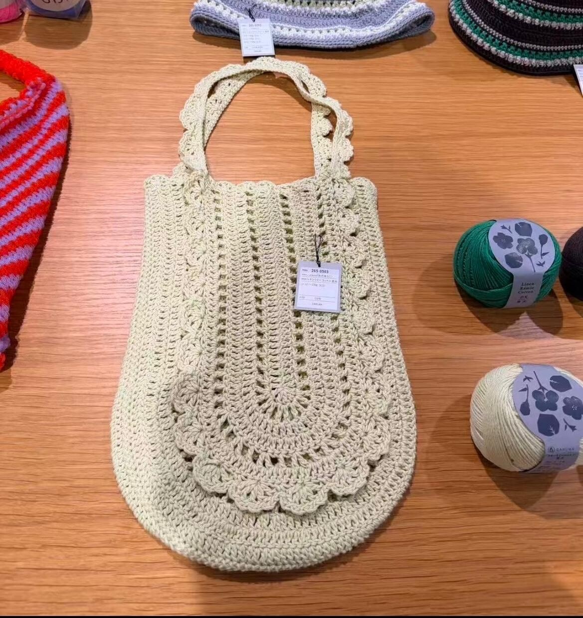! New ! Daruma linen ramie cotton 材 料 包