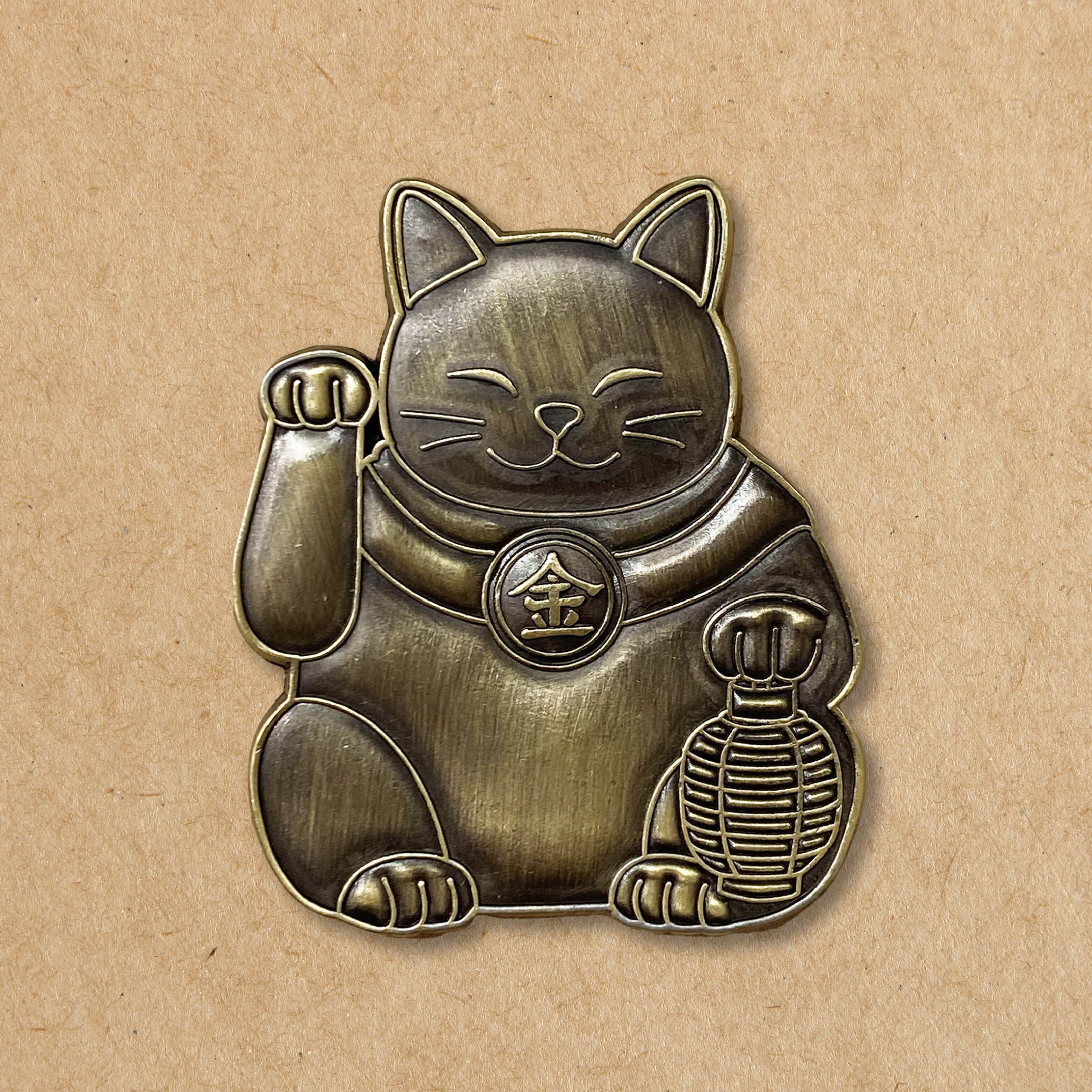 開運貓神 金屬磁鐵