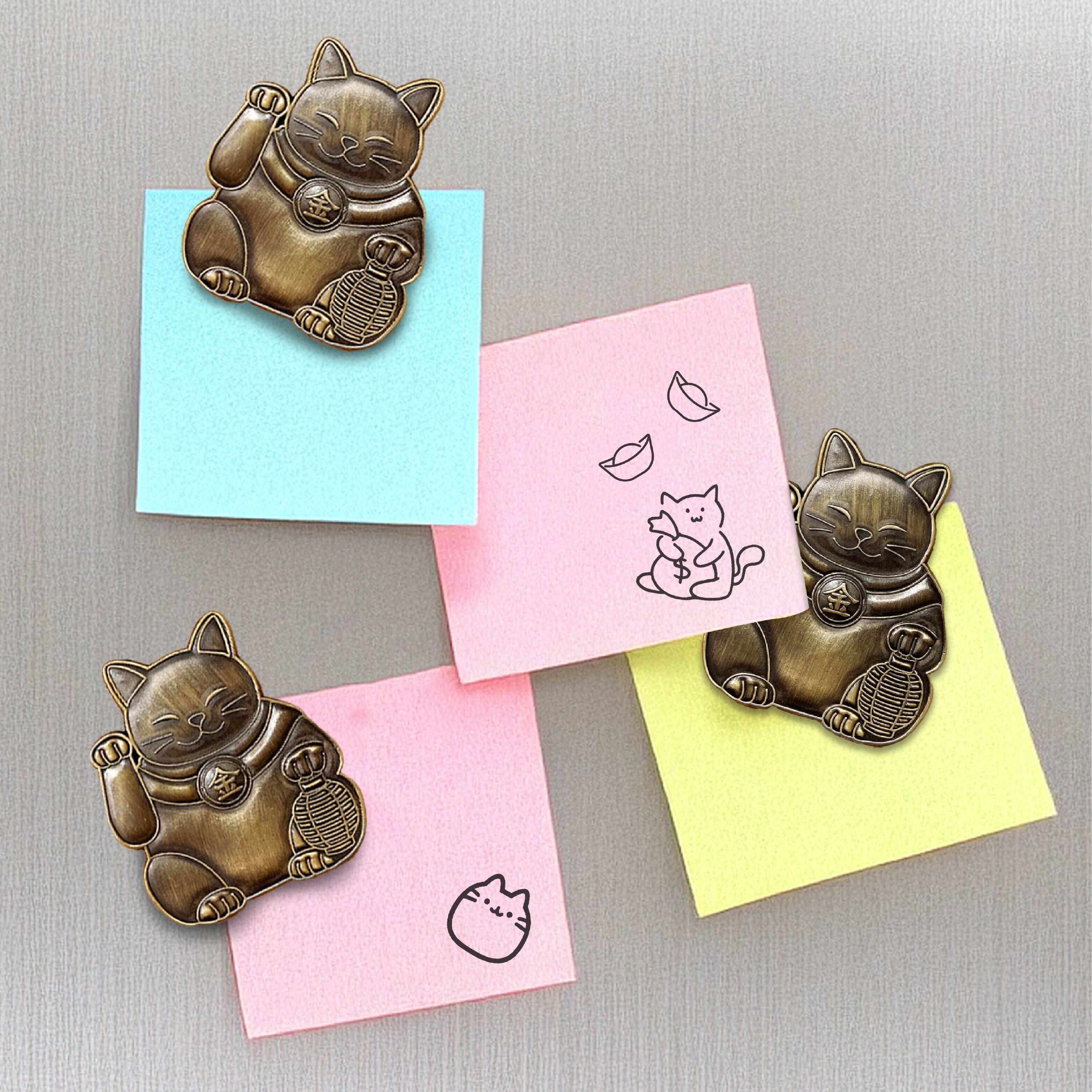 開運貓神 金屬磁鐵