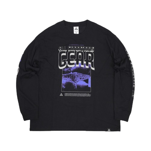 Nike ACG Long-Sleeve 黑紫 重磅 薄長袖 FQ3730-010