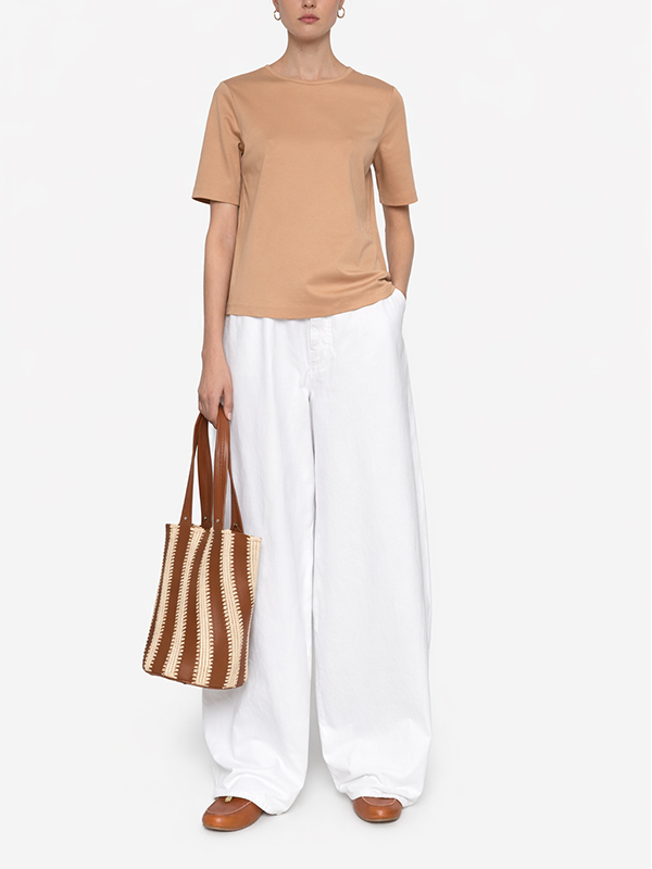 HERNO 側排釦T恤(駝)