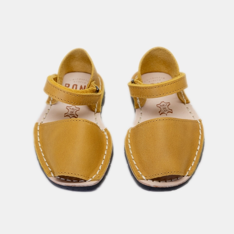 (預購)Pons Avarcas 手工皮革涼鞋 Frailera Style - Saffron