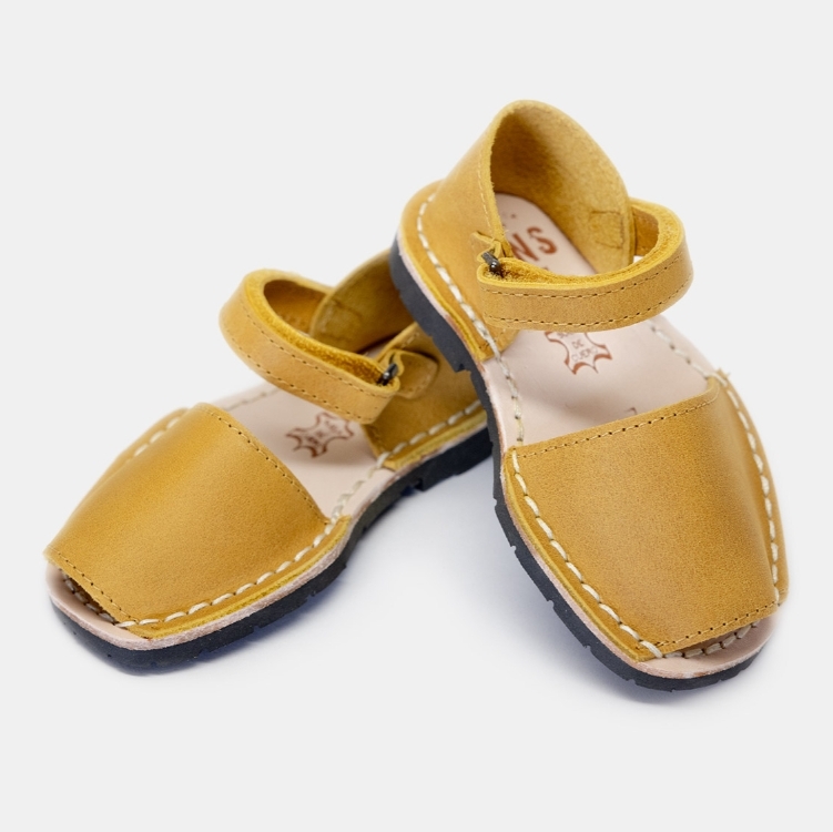 (預購)Pons Avarcas 手工皮革涼鞋 Frailera Style - Saffron