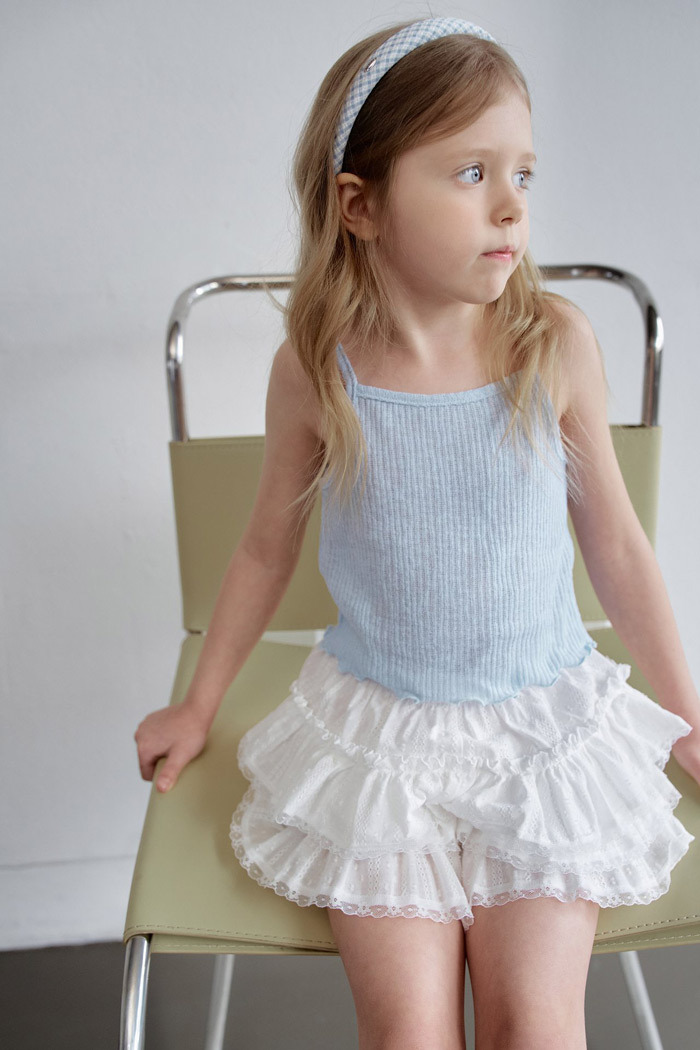 正韓夏momoann 兩色夢幻蕾絲蛋糕裙褲