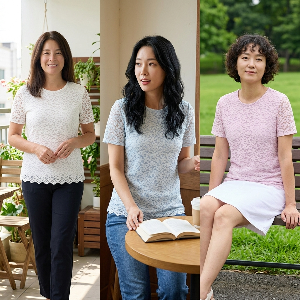 【預購】H032553 Teddi Rose 女款蕾絲上衣