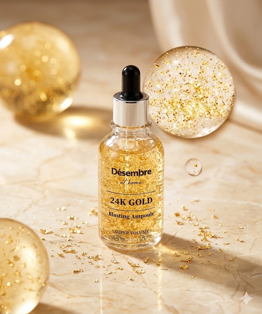 【直播】Desembre LX032520 at home 24K Gold Blasting Ampoule 24K 黃金煥膚安瓶  100ml