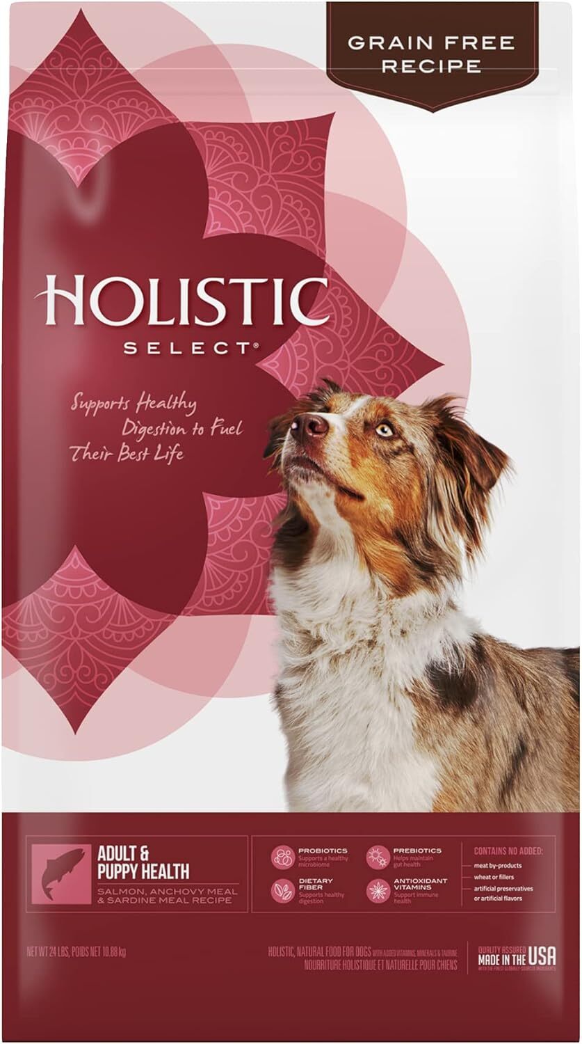 Holistic Select活力滋 狗乾糧．無穀物四種魚全犬配方24lb EXP:05/2026