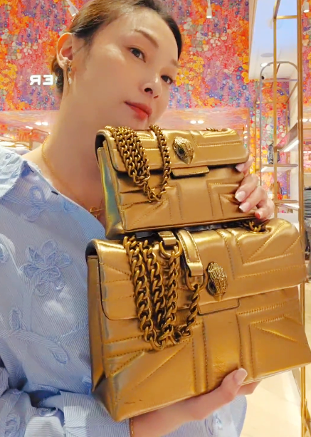 英國代購 (獨立訂單)-KG Kurt Geiger UNION JACK BAG （MEDIUM BAG）羊皮