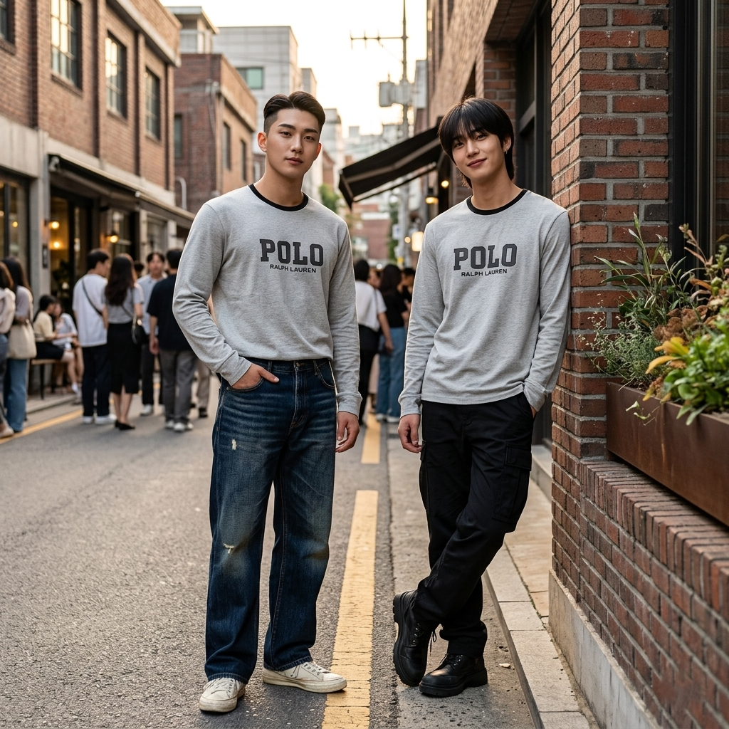 【預購】H032556 Polo Ralph Lauren 男款長袖圓領 T 恤