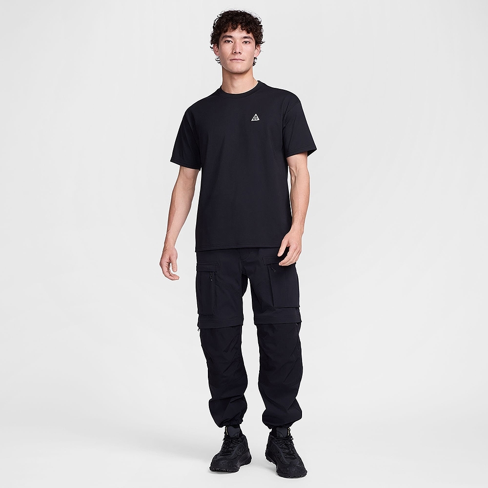 NIKE ACG DRY 刺繡LOGO 寬鬆 短T 男款 黑 HJ0799-010