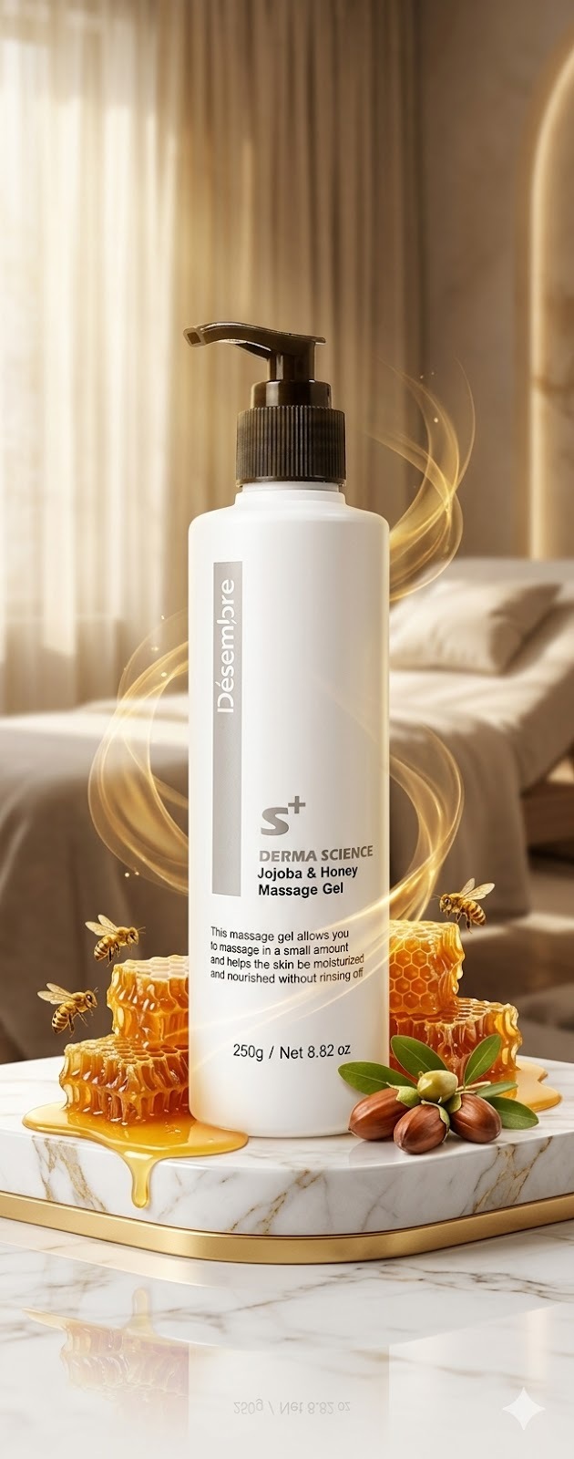 【直播】Desembre LX032524 Derma Science Jojoba & Honey Maggage Gel 荷荷巴蜂蜜按摩凝膠 250g