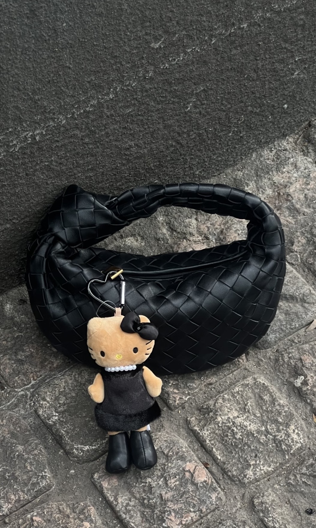 Bottega Venetta Jodie小號 黑金色