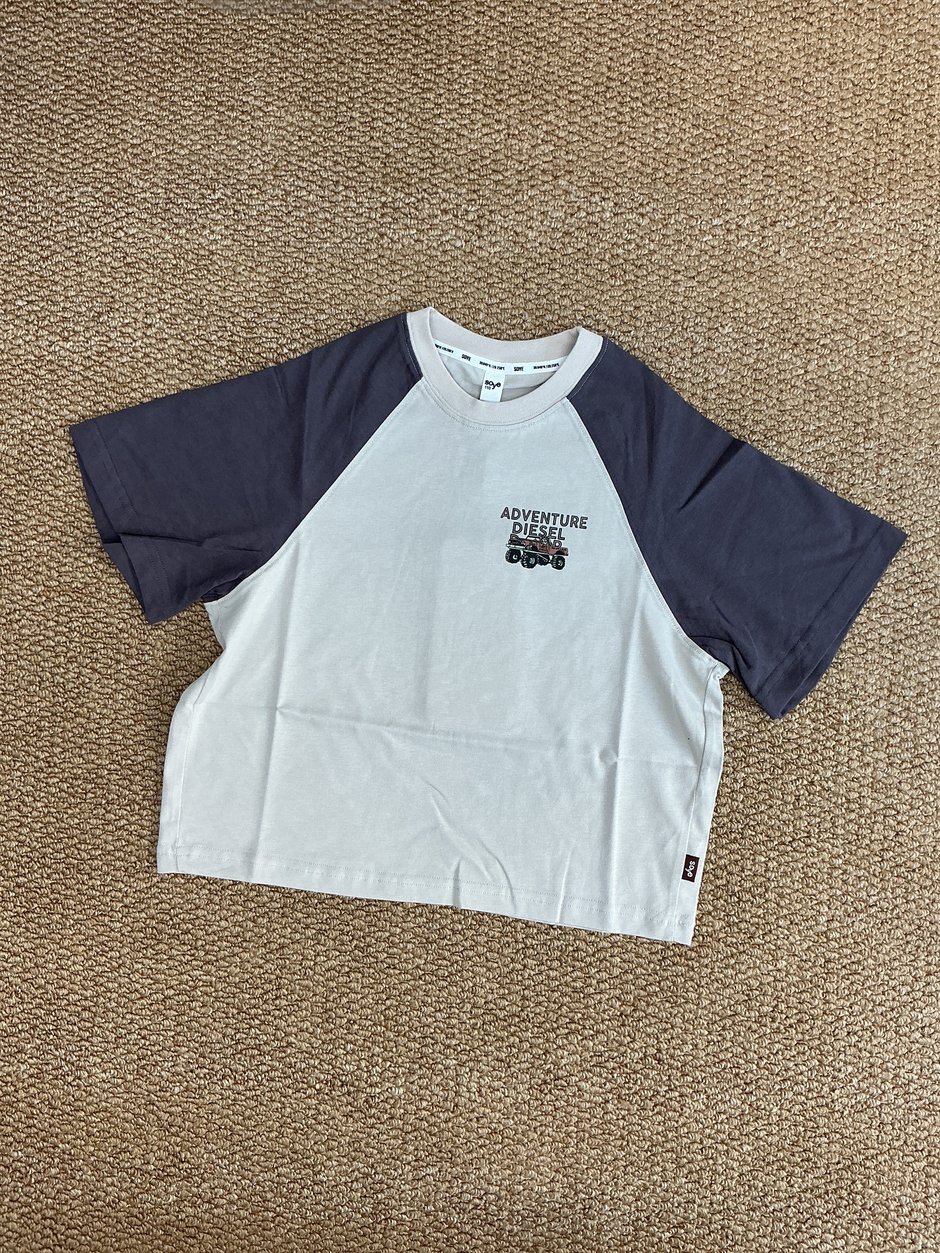 A04645設計師品牌吉普車印花上衣