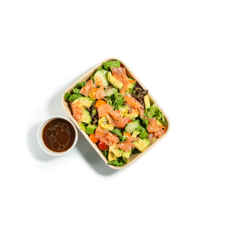 蘇格蘭煙三文魚牛油果沙律