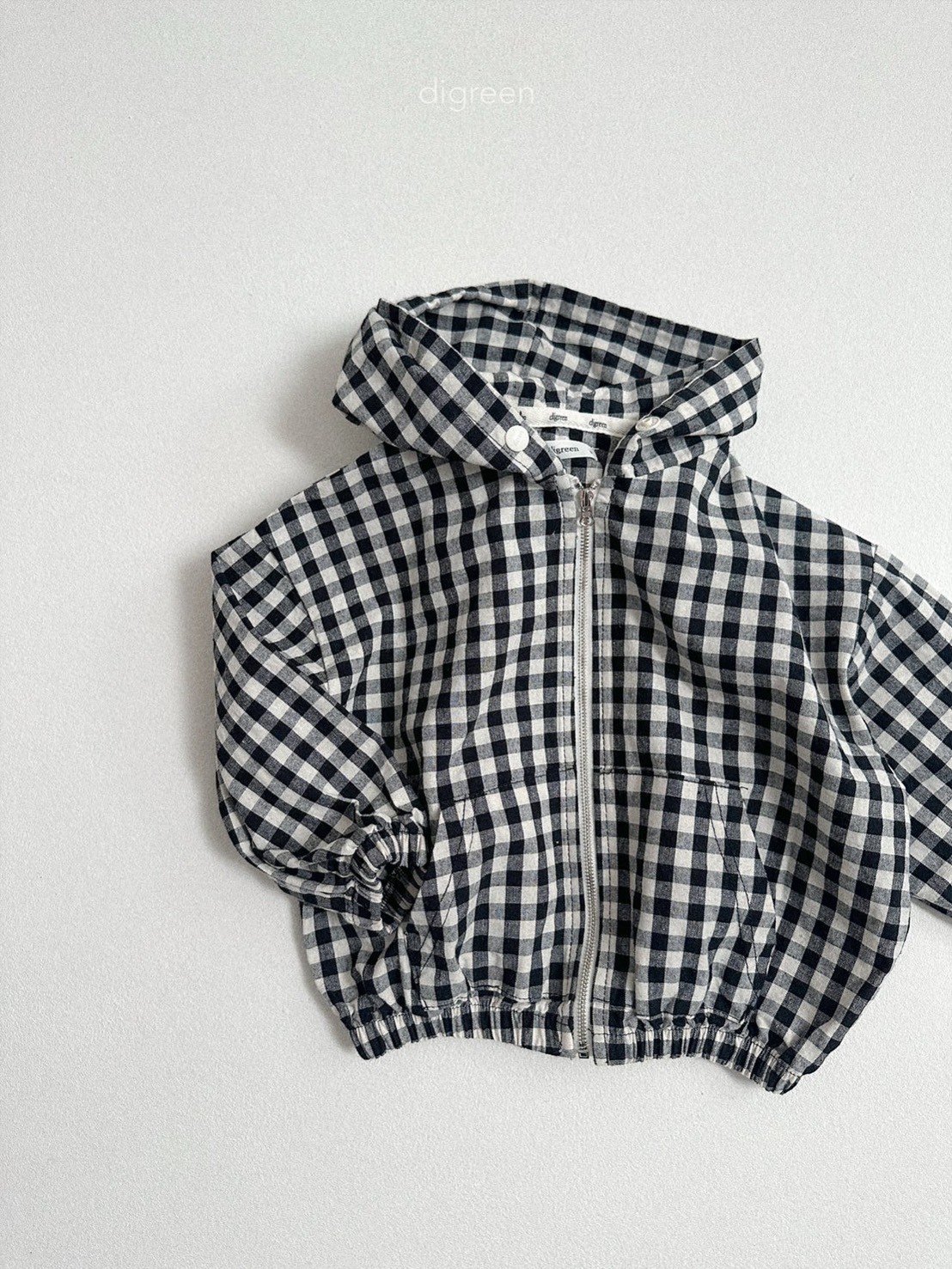格子小旅行連帽夾克