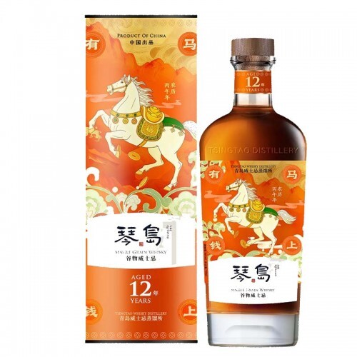 琴島12年(馬上有錢)威士忌 (700ml) [禮盒裝]