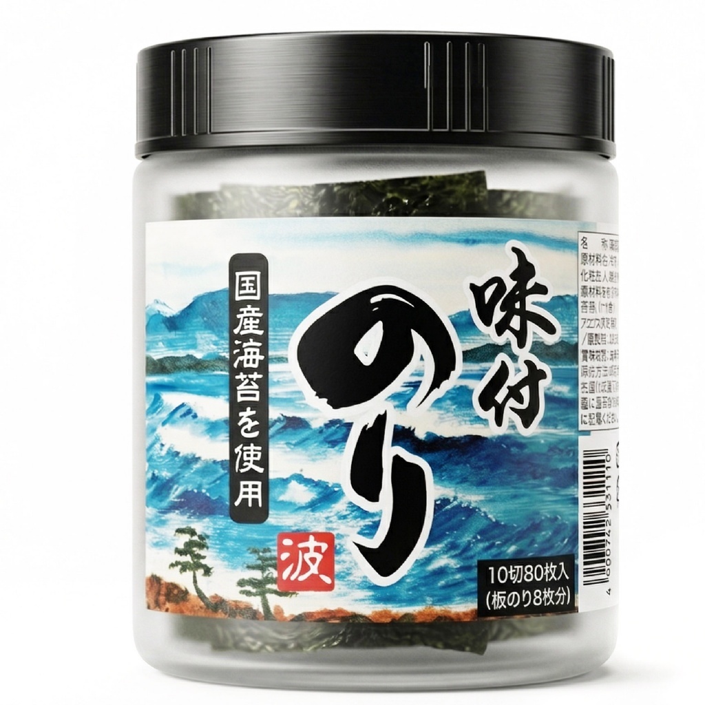 日本 渡邊 調味海苔片80枚入