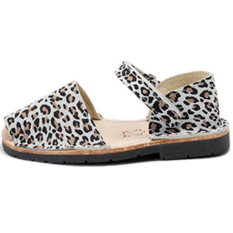 (預購)Pons Avarcas 手工皮革動物紋涼鞋 Frailera Style Animal Prints - Leopard