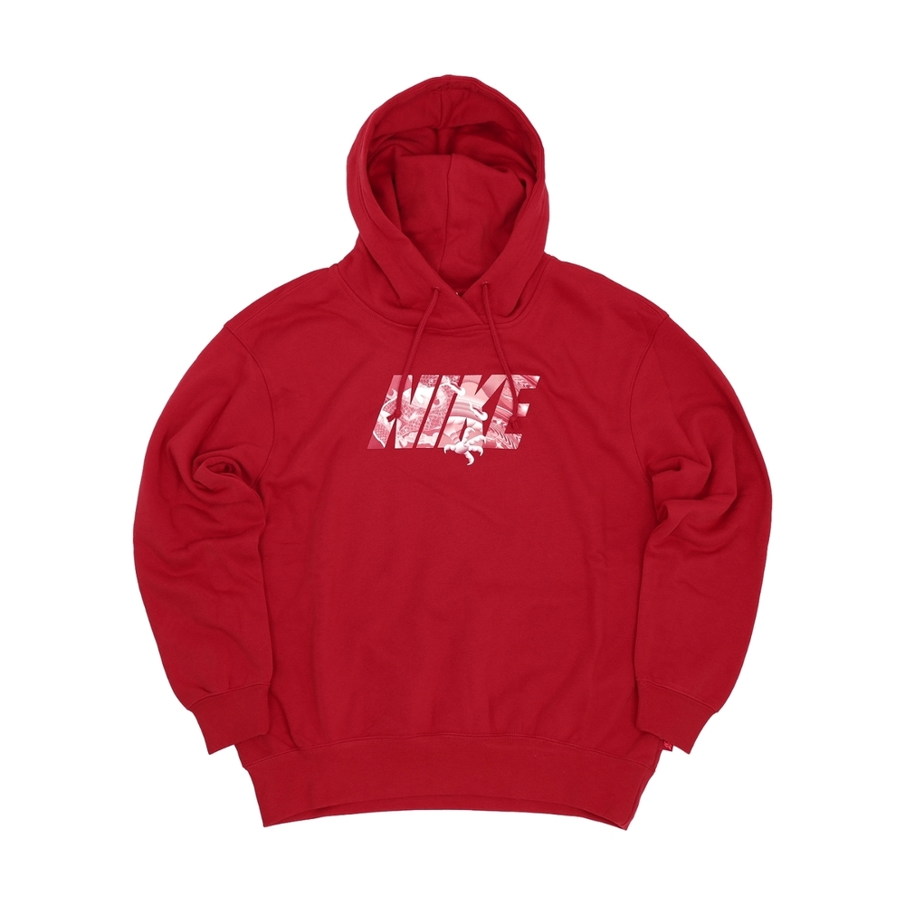 NIKE 帽T NSW CNY 紅色 龍年 連帽 長袖 上衣 女 HF1128-657