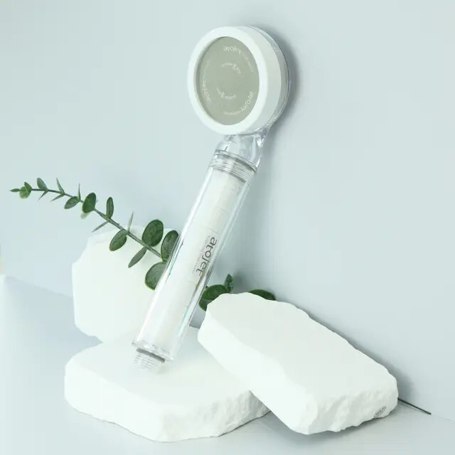 (Jennie同款) Atojet三段式過濾蓮蓬頭+(濾芯補充4P+噴頭濾棉補充4P)*2包