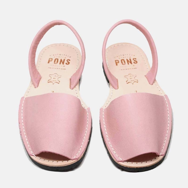 (預購)Pons Avarcas 經典皮革涼鞋(大人款) Classic Style - Light Pink