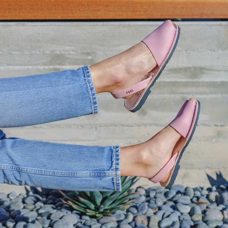 (預購)Pons Avarcas 經典皮革涼鞋(大人款) Classic Style - Light Pink