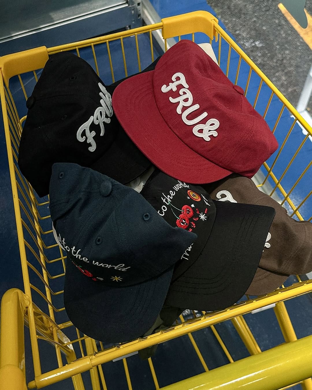 【預購】韓國 FRU& 周子瑜同款 Stitch Logo Snapback 縫製貼花 棒球帽 老帽 多色可選