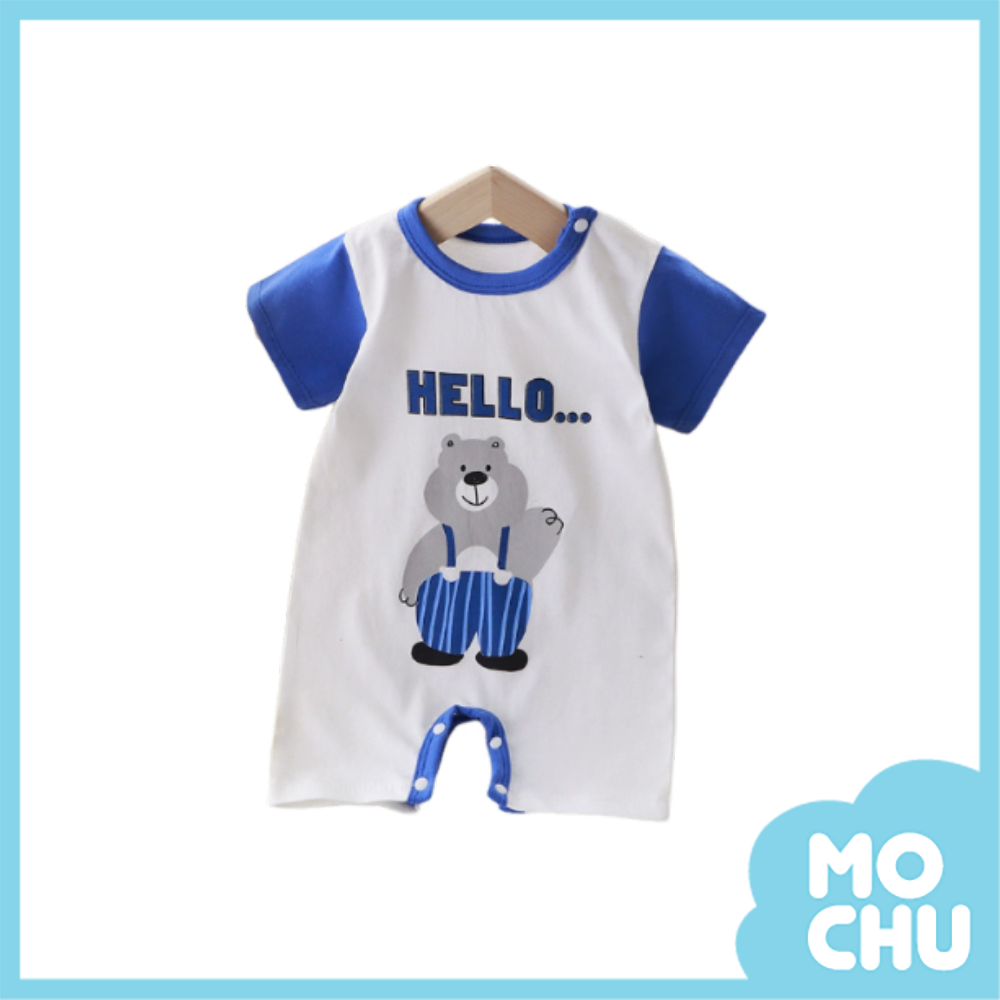 hello熊仔短袖連身衣