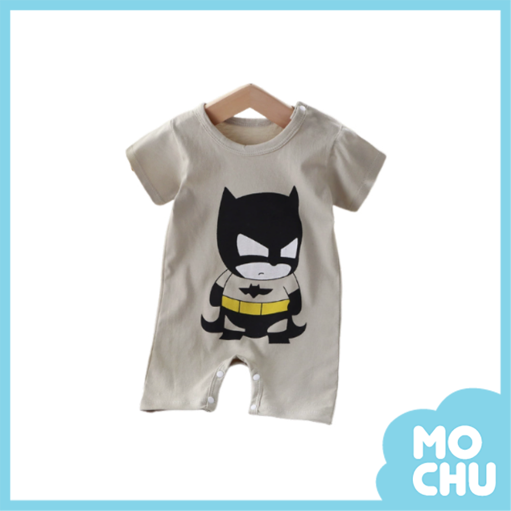 黑蝙蝠超人短袖連身衣