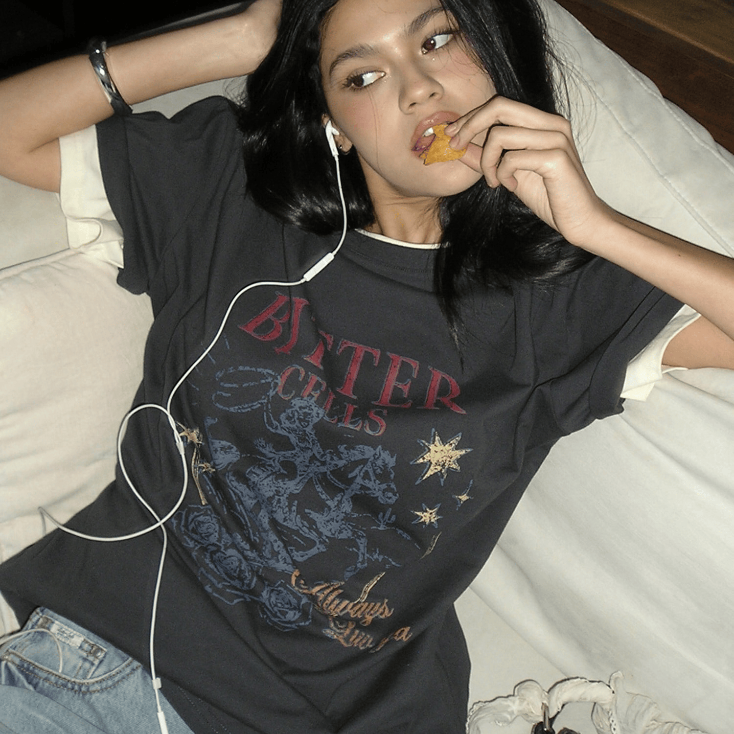 [✨連線熱賣款✨]BITTER CELLS｜Timber Rose Tee [3 colors]