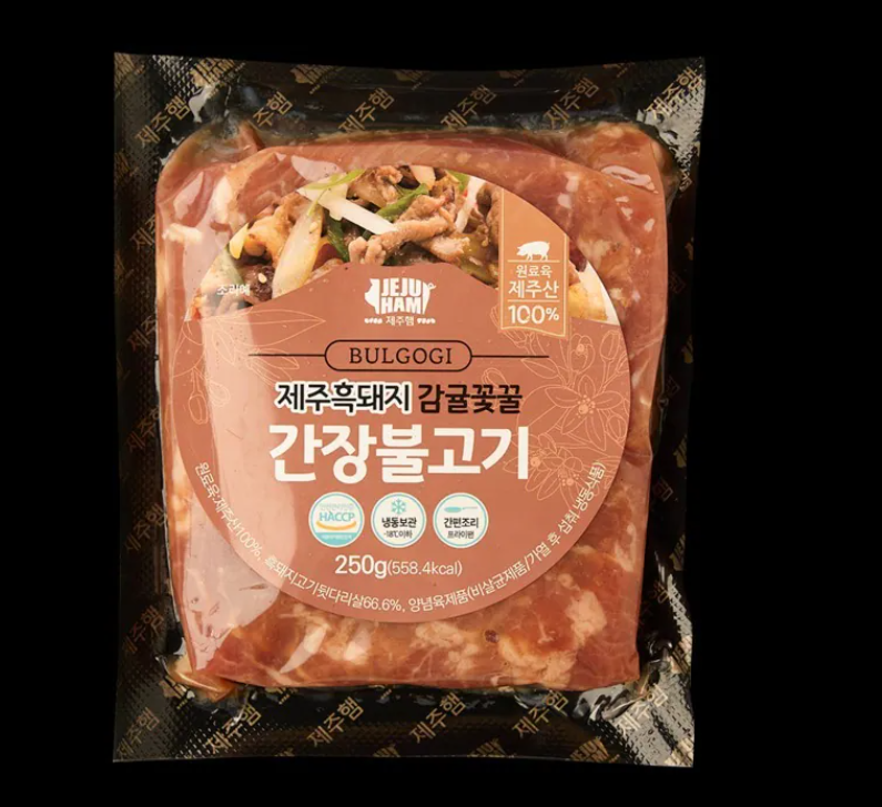 濟州黑豬花蜜醬油烤肉250g*($168/任選3包)*折實滿$899包順豐冷運，不足$899運費$69*263live