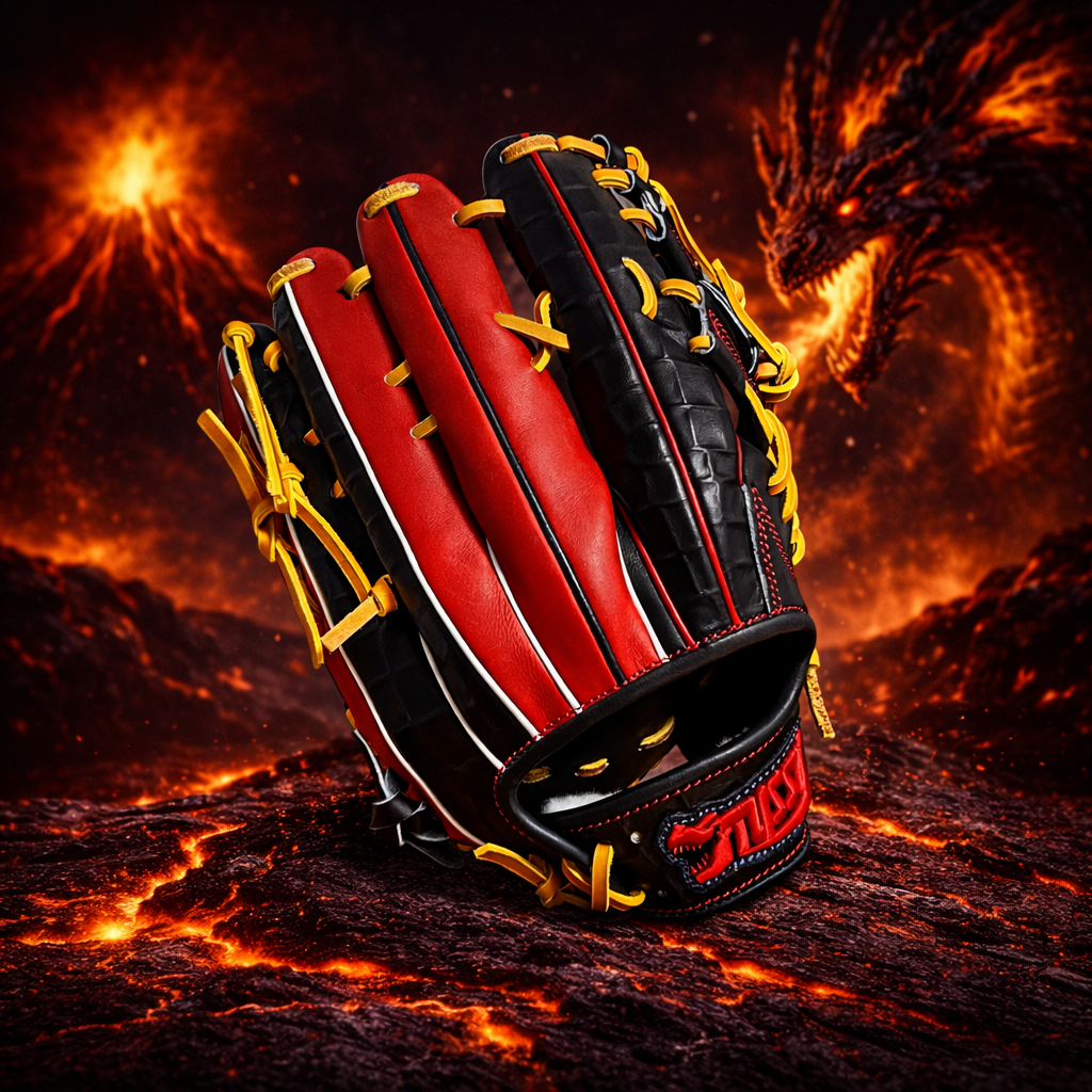 12.0吋 特殊限定 Tyssy Craft 暴龍 黑紅 暴龍革樣式 硬式 內外野適用 M2512-103