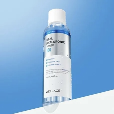 Wellage  100%純透明質酸保濕爽膚水200ml
