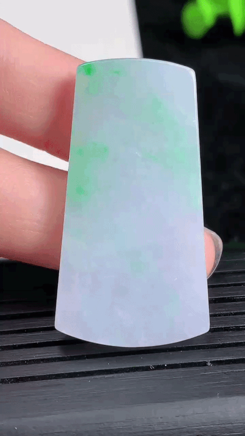 32023 翡翠春彩紫羅蘭無事牌