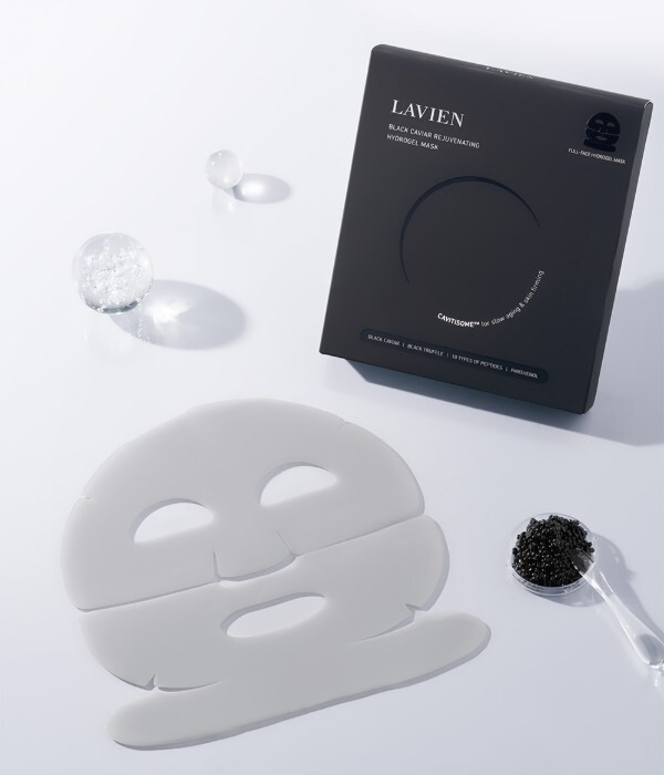 (春季新品套組95折優惠) LAVIEN 黑松露片狀面膜*2盒+穀胱美美14入*2盒