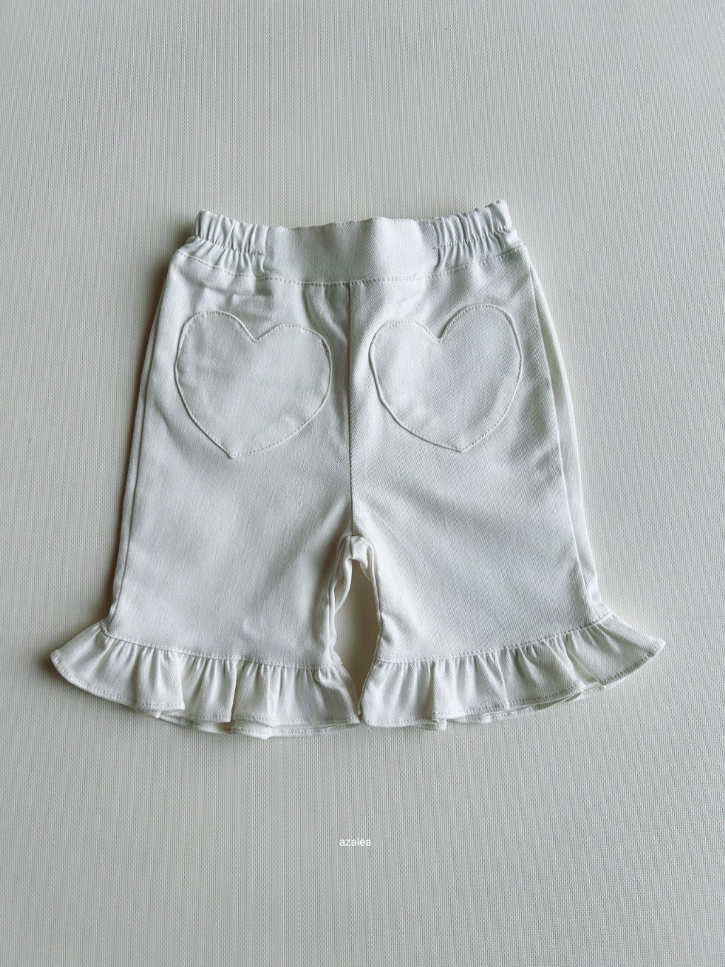 正韓夏azalea 三色愛心補丁花邊褲