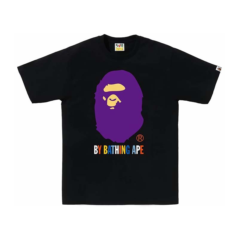 BAPE Colors By Bathing Ape Tee 猿人頭 短袖 黑色 BAPE-596CM [台灣現貨]