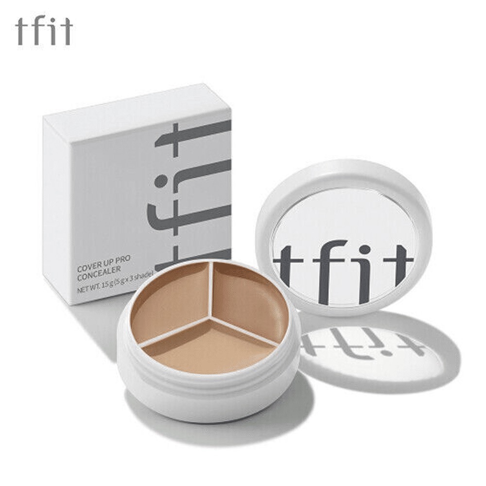韓國 🇰🇷TFIT Cover Up Pro Concealer 3色遮瑕膏盤