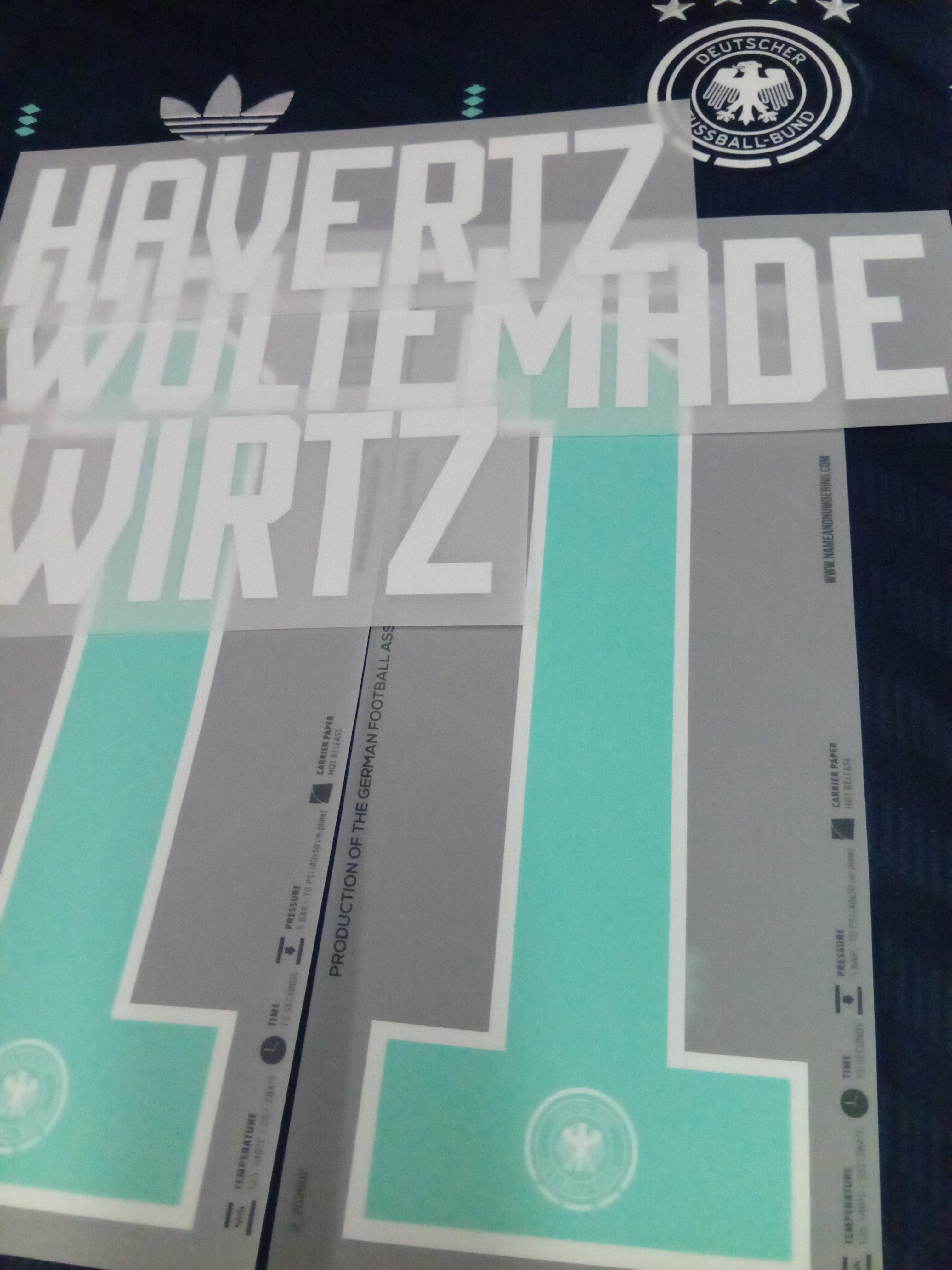 2026德國國家隊作客球員版球衣